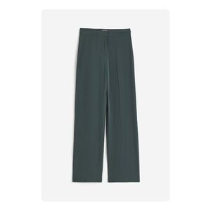 ★ NWT H&M Wide High Waist Trousers - Dark Green ★